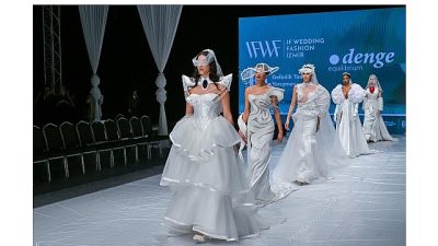 IF Wedding Fashion İzmir kapsamında düzenlenen Gelinlik Tasarım Yarışması’nı kazanarak
