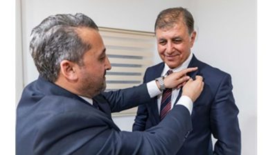 İzmir Büyükşehir Belediye Başkanı Dr. Cemil Tugay, Bakü–İzmir kardeş şehir