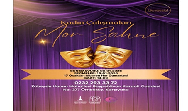 İzmir Büyükşehir Belediyesi Kadın Çalışmaları Şube Müdürlüğü tarafından yürütülen Mor