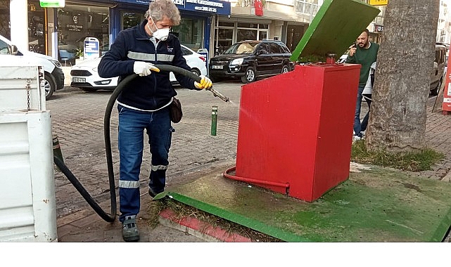 Karşıyaka Belediyesi, kent genelinde kış dönemine özel ilaçlama çalışmalarını başlattı.