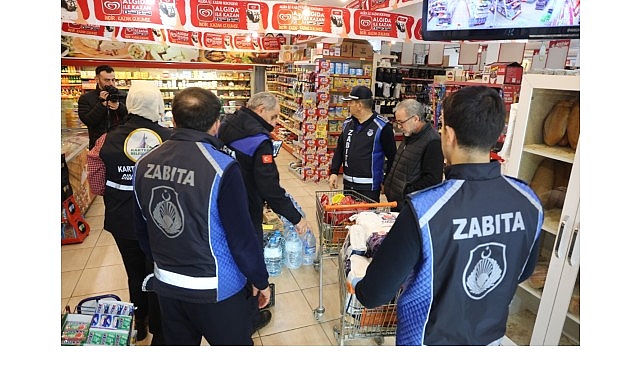 Kartepe Belediyesi Zabıta Müdürlüğü, 2026 yılının ilk denetimi için düğmeye