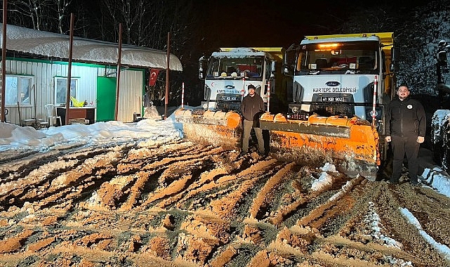 Kartepe Belediyesi, ilçe halkının yeni yıla huzur ve güven içerisinde