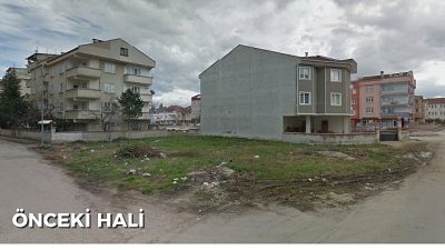 İnegöl Belediyesi, Kemalpaşa Mahallesi Hoşgörü Sokakta kamulaştırılan alan üzerinde 21