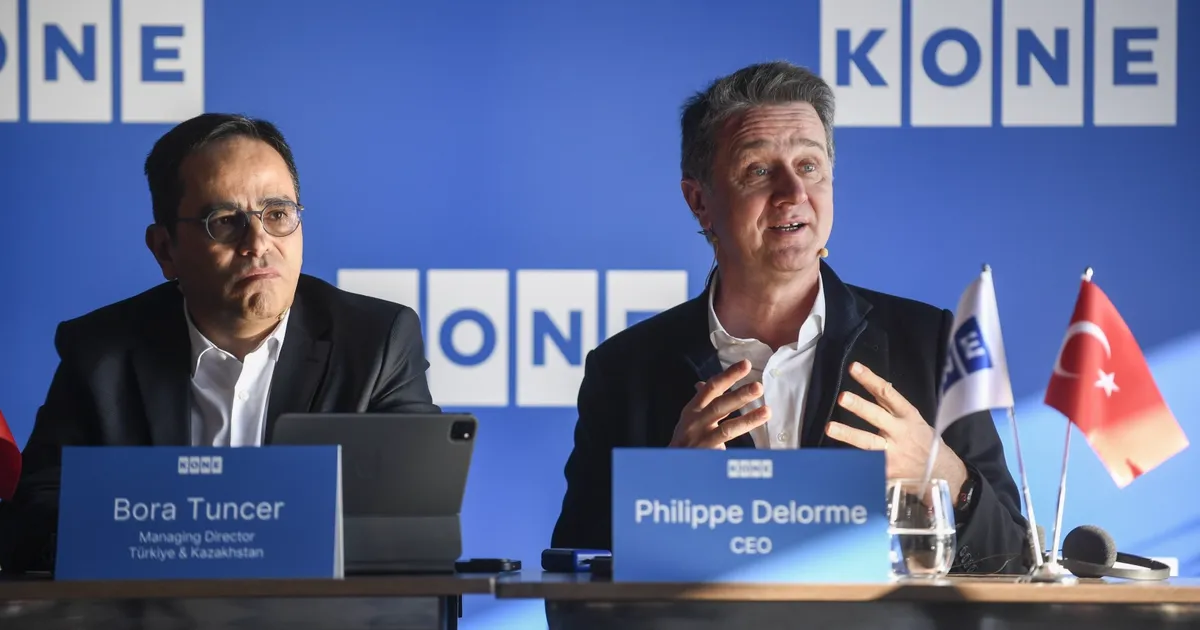  Global asansör ve yürüyen merdiven sektörünün önde gelen firmalarından KONE’nin CEO’su