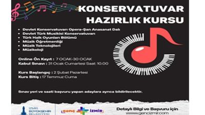 İzmir Büyükşehir Belediyesi, sanat alanında profesyonel eğitim hedefleyen gençler için