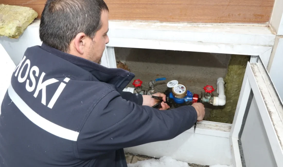 Konya Büyükşehir Belediyesi KOSKİ Genel Müdürlüğü, hava sıcaklıklarının düşmesiyle birlikte