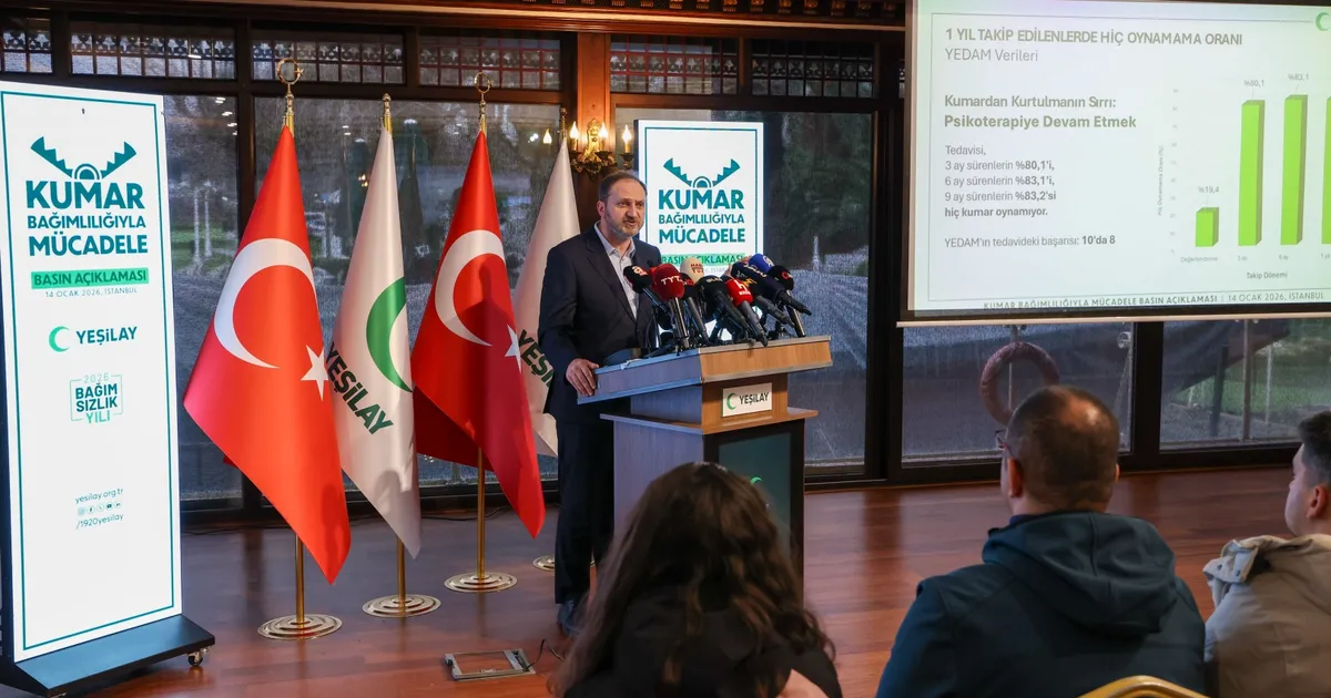 Türkiye Yeşilay Cemiyeti, son dönemde sanal kumarın hızla yaygınlaşması üzerine,