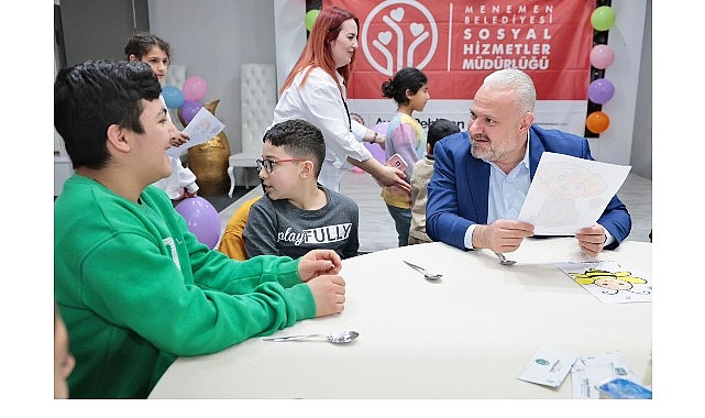 Menemen Belediyesi, ilçede yaşayan ve çeşitli okullarda eğitim gören özel