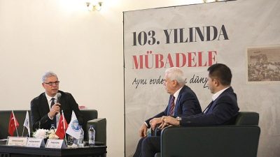 Mudanya, mübadelenin 103. yılında mübadil kentleri aynı masada buluşturdu.