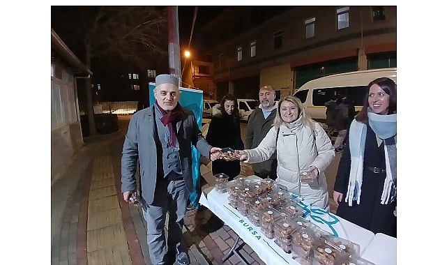 Nilüfer Belediyesi, Miraç Kandili dolayısıyla geleneksel kandil simidi ikramını bu