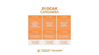 Küçükçekmece Belediyesi, sömestir tatiline girecek öğrenciler için bu yılda birbirinden