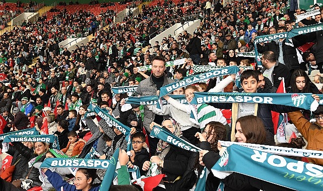 Bursaspor’a desteğini her alanda sürdüren Osmangazi Belediyesi, hayatında hiç maça