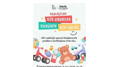 Seferihisar Belediyesi, çocukların yüzünü güldürmek ve dayanışma kültürünü güçlendirmek amacıyla