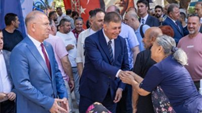 İzmir Büyükşehir Belediyesi İZSU Genel Müdürlüğü’nün Gaziemir Sarnıç’ta başlattığı 205