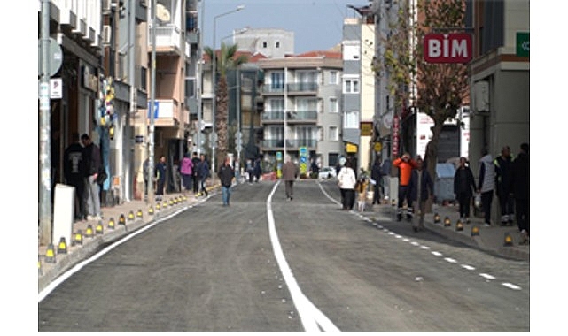 İzmir Büyükşehir Belediyesi, Seferihisar’ın ana arterlerinden Şehit General Temel Cingöz