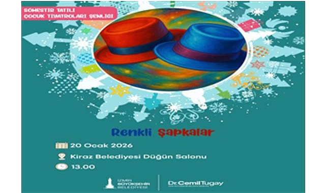 İzmir Büyükşehir Belediyesi, sömestr tatilinde İzmirli çocuklar için Çocuk Tiyatroları