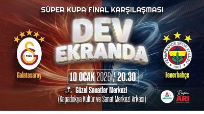 Nevşehir Belediyesi, Süper Kupa müsabakası Galatasaray - Fenerbahçe maçı için