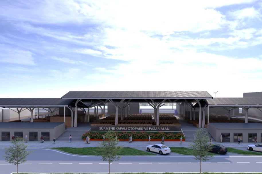 Trabzon Büyükşehir Belediyesi tarafından Sürmene’de yapılacak pazar yeri ve otopark