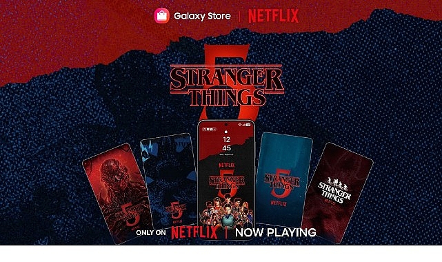 “Stranger Things” dizisinin sonuna yaklaşırken, Samsung Electronics ve Netflix, dizinin