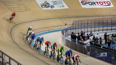 Konya Olimpik Velodromu’nda düzenlenen 2026 UEC Avrupa Pist Bisikleti Şampiyonası,