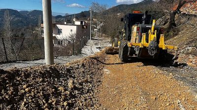 Antalya’da geçtiğimiz haftalarda etkili olan şiddetli yağış Alanya’da kırsal mahalle