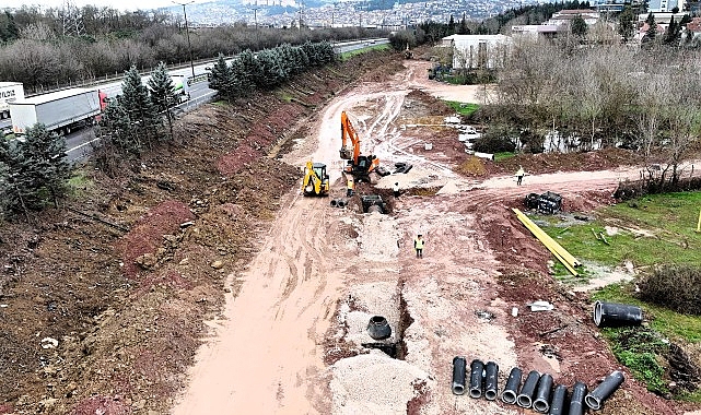 Kocaeli Büyükşehir Belediyesi tarafından yürütülen “Alikahya TEM Bağlantı Yolu Projesi”nde