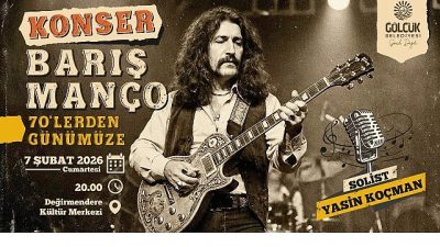 Gölcük Belediyesi, Türk müziğinin efsanelerinden biri olan Barış Manço’yu, en