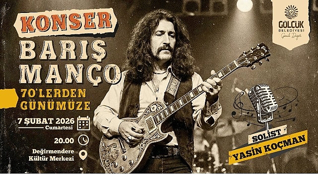 Gölcük Belediyesi, Türk müziğinin efsanelerinden biri olan Barış Manço’yu, en