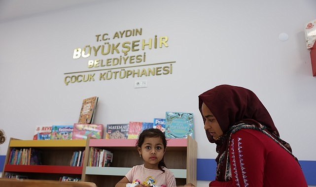 Aydın Büyükşehir Belediyesi tarafından Aydın Şehir Hastanesi bünyesinde Çocuk Kütüphanesi