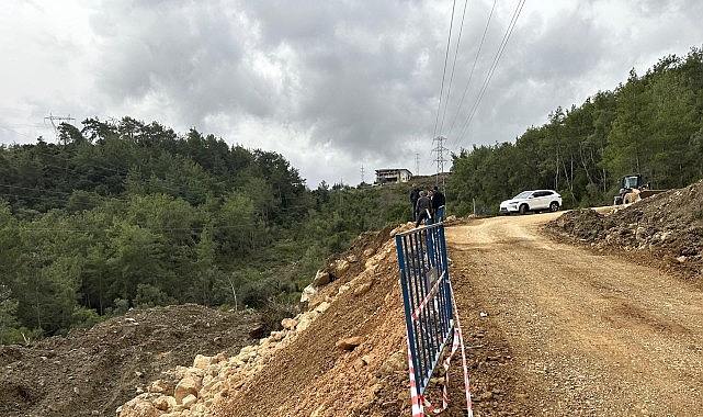 Kemer Belediye Başkanı Necati Topaloğlu, Ulupınar Mahallesi’ne bağlı Çıralı mevkisinde