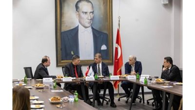 İzmir Büyükşehir Belediye Başkanı Dr. Cemil Tugay, MTK ziyaretinde net