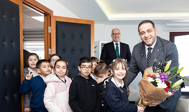 Narlıdere Belediye Başkanı Erman Uzun, hayat bilgisi dersi kapsamında yerel