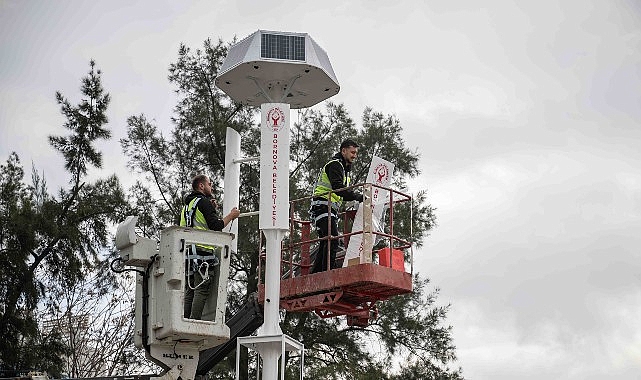 Bornova Belediyesi’nin Abide-i Hürriyet Meydanı’na kurduğu Türkiye’nin en kapsamlı hibrit