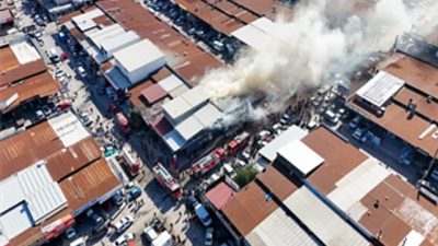 İzmir’in Buca ilçesindeki 6. Sanayi Sitesi’nde bir otomobil yedek parça
