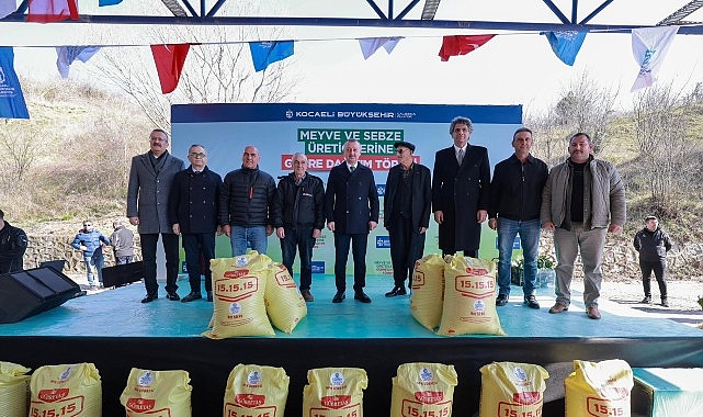 Kocaeli Büyükşehir Belediyesi, il genelindeki 5 bin çiftçiye verilecek olan