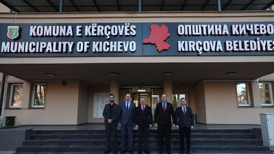 Başkan Büyükakın, Kuzey Makedonya temasları kapsamında Kırçova Belediye Başkanı Aleksandar