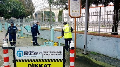 Kocaeli Büyükşehir Belediyesi, kent genelindeki park ve yeşil alanlarda vatandaşların