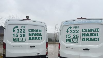 Kocaeli Büyükşehir Belediyesi, vefat eden vatandaşların cenaze nakil işlemlerini ücretsiz