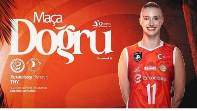 Eczacıbaşı Dynavit, Vodafone Sultanlar Ligi’nin yirmi birinci haftasında evinde Türk