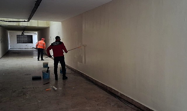 Kocaeli Büyükşehir Belediyesi, Gebze Mevlana Mahallesi Erenler Caddesi’ndeki alt geçitte