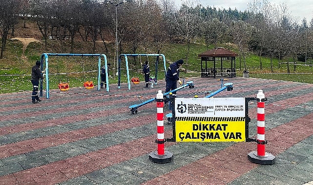 Kocaeli Büyükşehir Belediyesi, kent genelindeki park, bahçe ve çocuk oyun