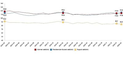 Güven endeksi hizmet sektöründe aynı kaldı, perakende ticaret sektöründe %2,9