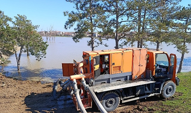 İBB, Edirne’de su yükselmesi ve taşkın riskine karşı yürütülen çalışmalara