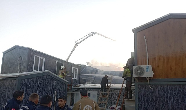 Manisa’nın Şehzadeler ilçesine bağlı Sancaklıbozköy Mahallesi’nde, TOKİ konutları inşaat alanındaki