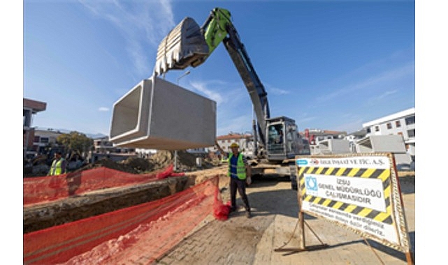 İZSU, 2026’da 12 ilçede 50 kilometre yağmur suyu hattı ve