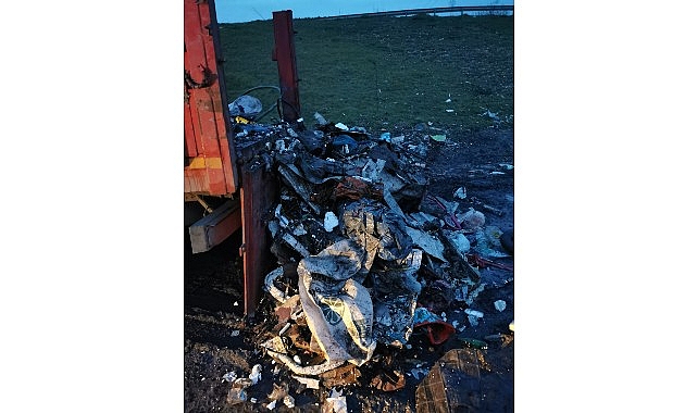 Lüleburgaz’da çevreye kaçak atık dökmeye çalışan kişi zabıta ekiplerince suçüstü