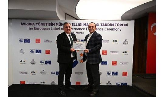 Kadıköy Belediyesi, Avrupa Konseyi tarafından verilen Avrupa Yönetişim Mükemmelliği Markası’na