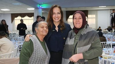 Karşıyaka Belediyesi, Ramazan ayının ilk iftar organizasyonunda Cumhuriyet Mahallesi’nde yaşayan