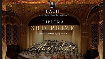 Lüleburgaz Belediyesi Gençlik Korosu üyesi Mert Serter, katıldığı Bach International