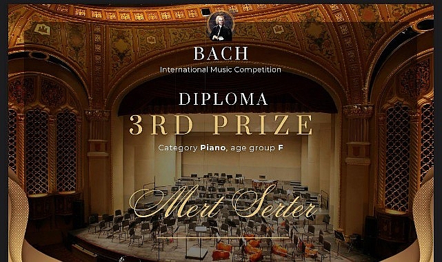 Lüleburgaz Belediyesi Gençlik Korosu üyesi Mert Serter, katıldığı Bach International